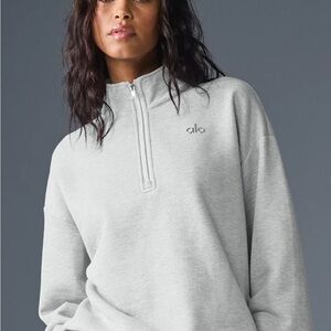 ALO Accolade 1/4 Half-Zip Pullover. New with tags, size Small